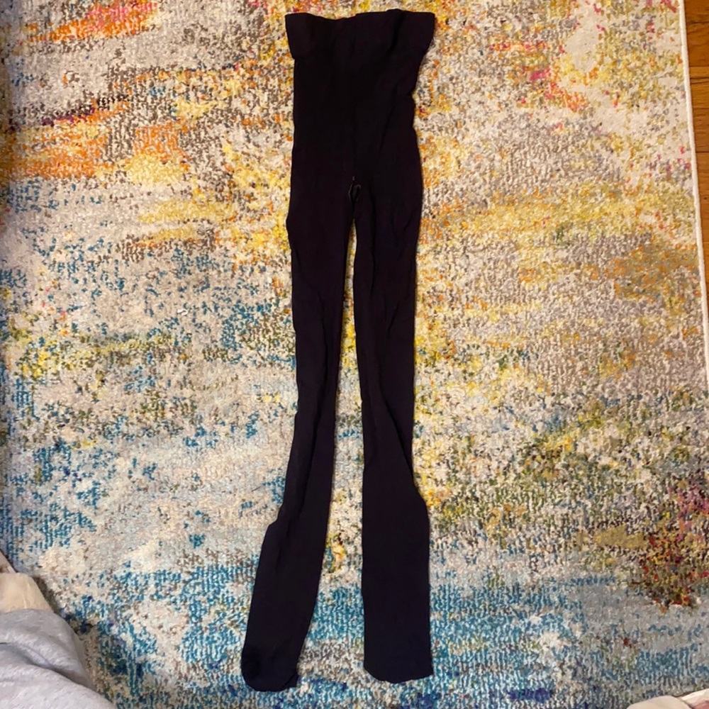 Black footed tights